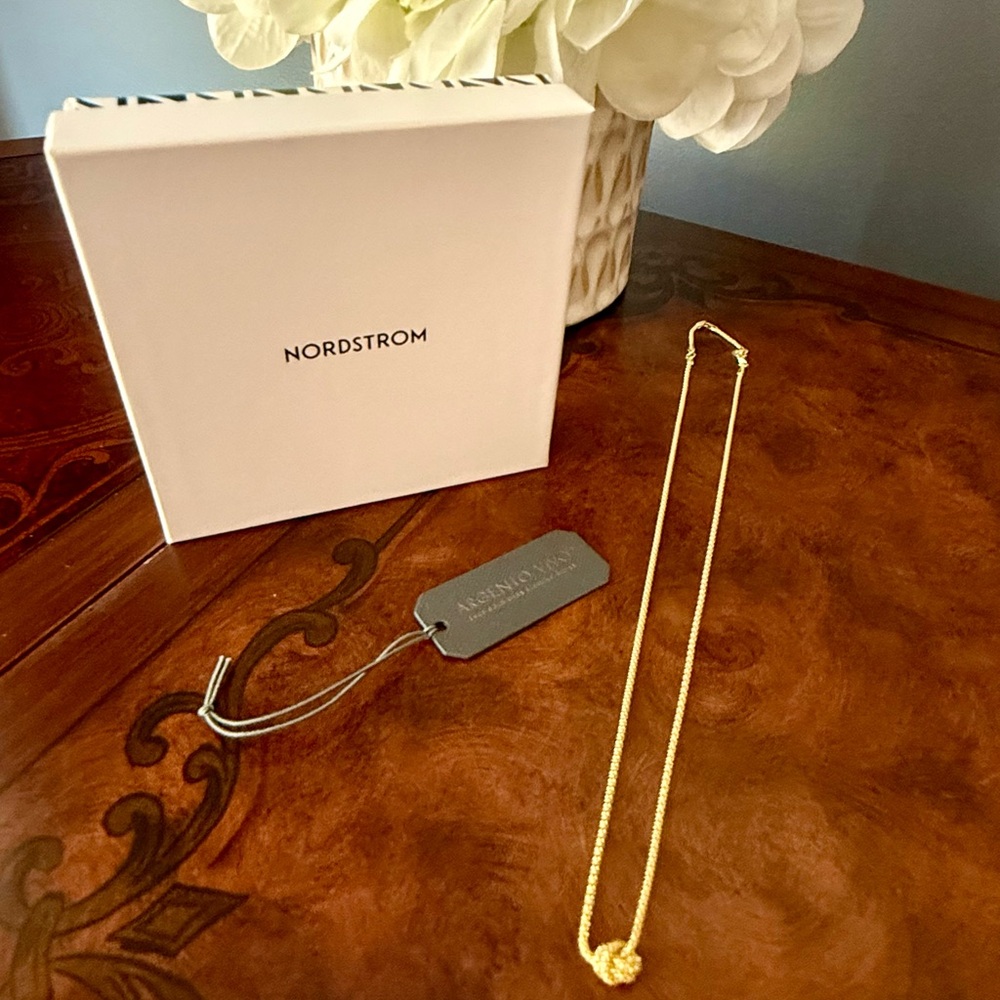 Nordstrom Gold Knot Necklace